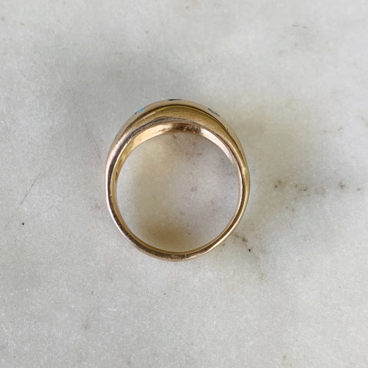 THE AMANDA RING — 7 TURQUOISE STONES - MIMOSA Handcrafted Jewelry