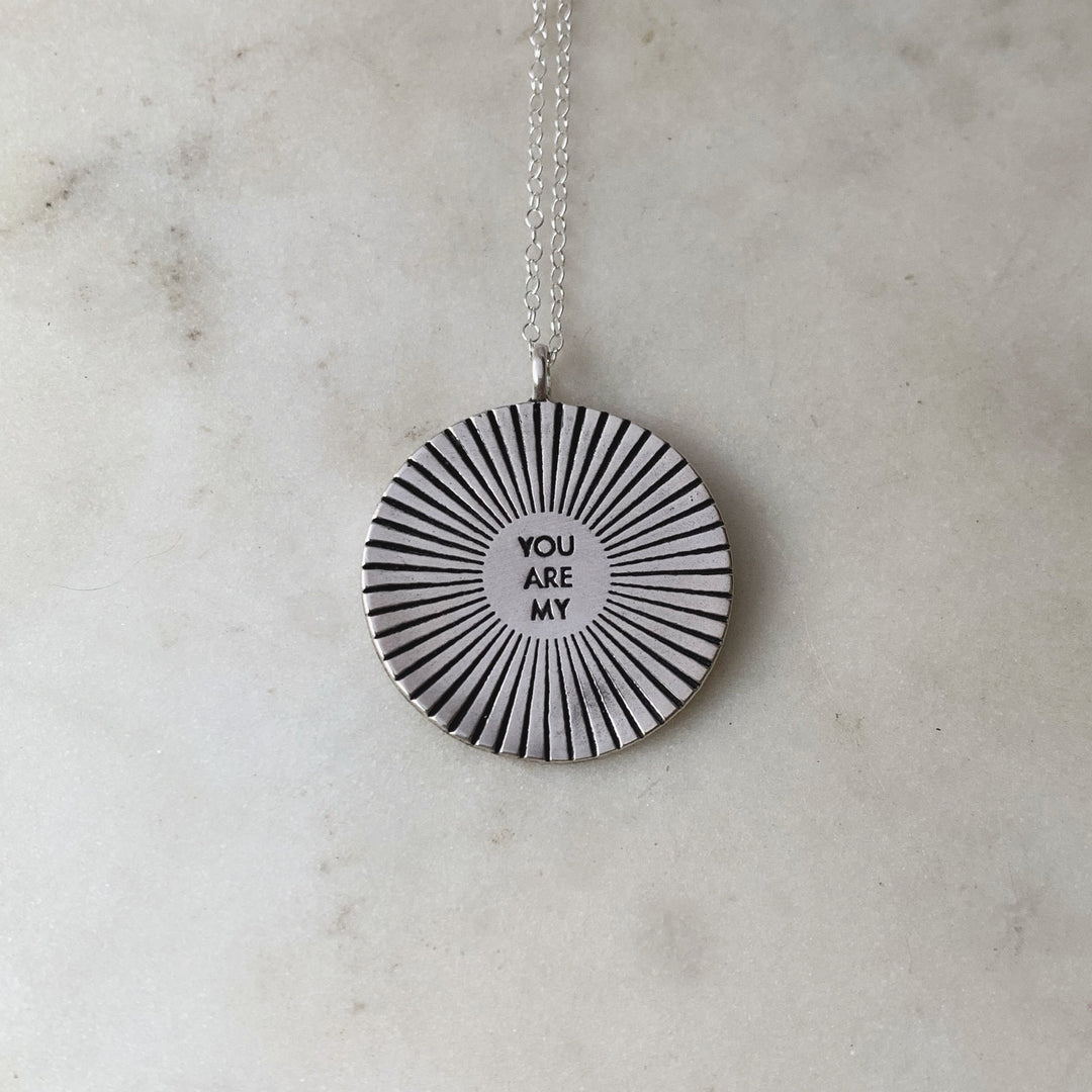 STERLING SILVER YOU ARE MY SUNSHINE — SMALL & LARGE - MIMOSA Handcrafted Jewelry