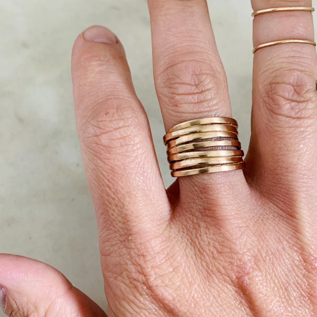 LOBLOLLY PINE NEEDLE RING - MIMOSA Handcrafted Jewelry