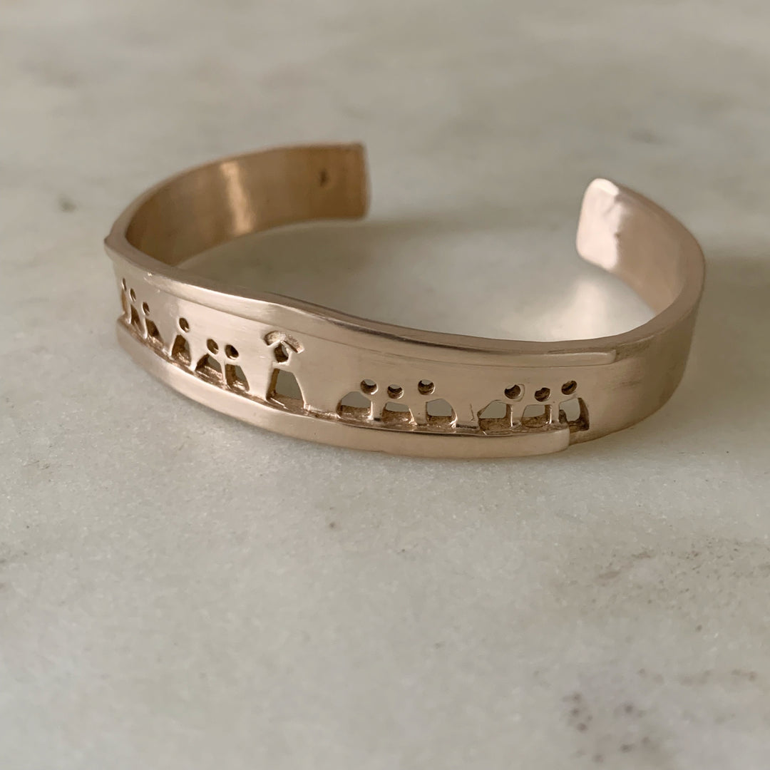 THE LAST SUPPER CUFF - MIMOSA Handcrafted Jewelry