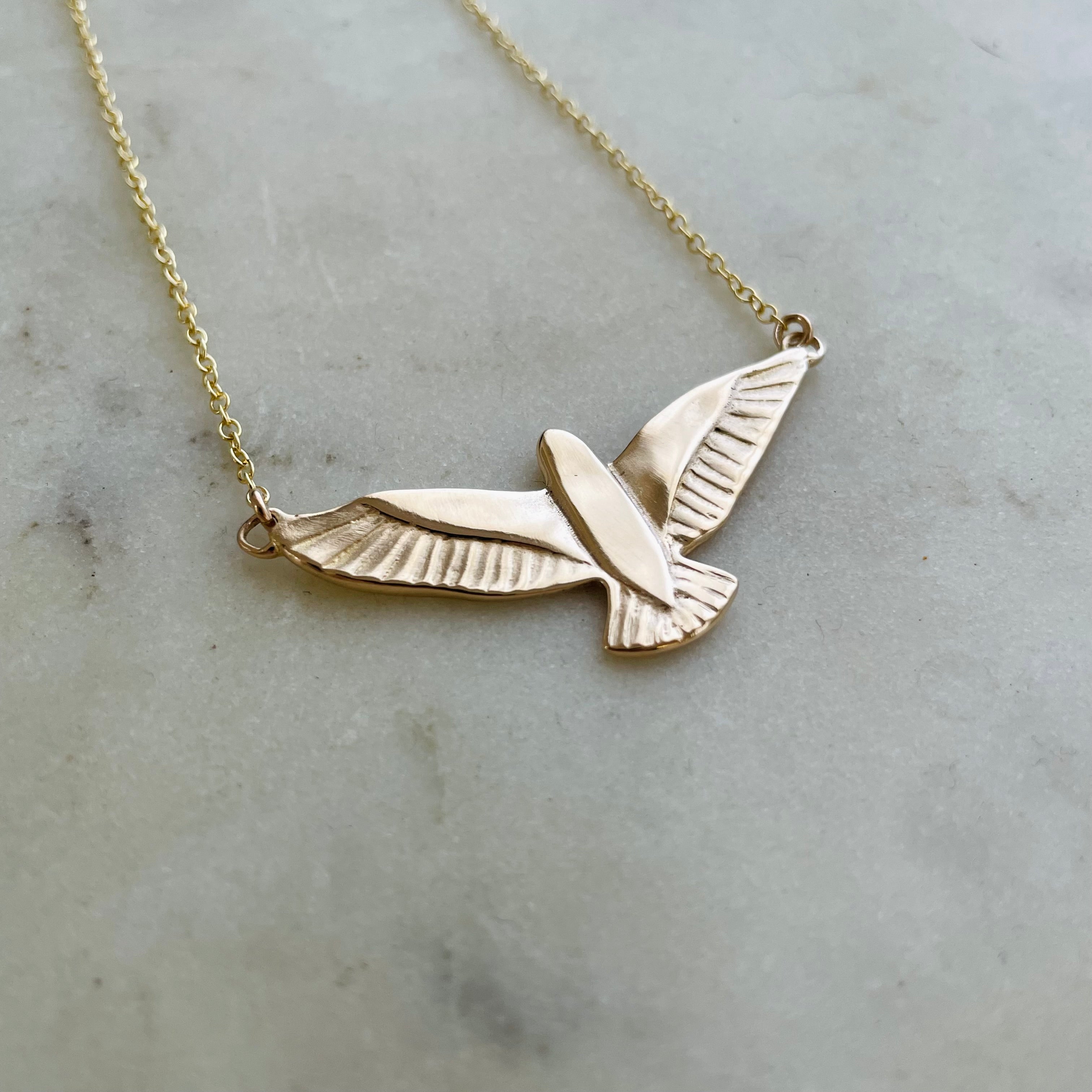 Two CHASING Dove Birds Gold Fill Necklace Also in Silver and Rose Gold Fill  // Custom Mama Bird Jewelry, Delicate Dove Flight Necklace - Etsy