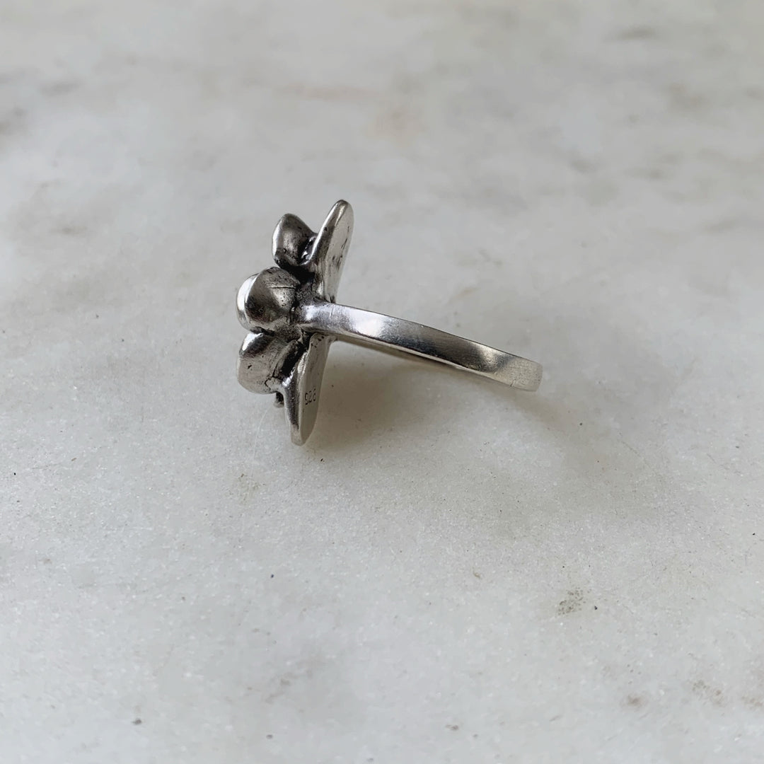 Magnolia Flower Ring MIMOSA Handcrafted