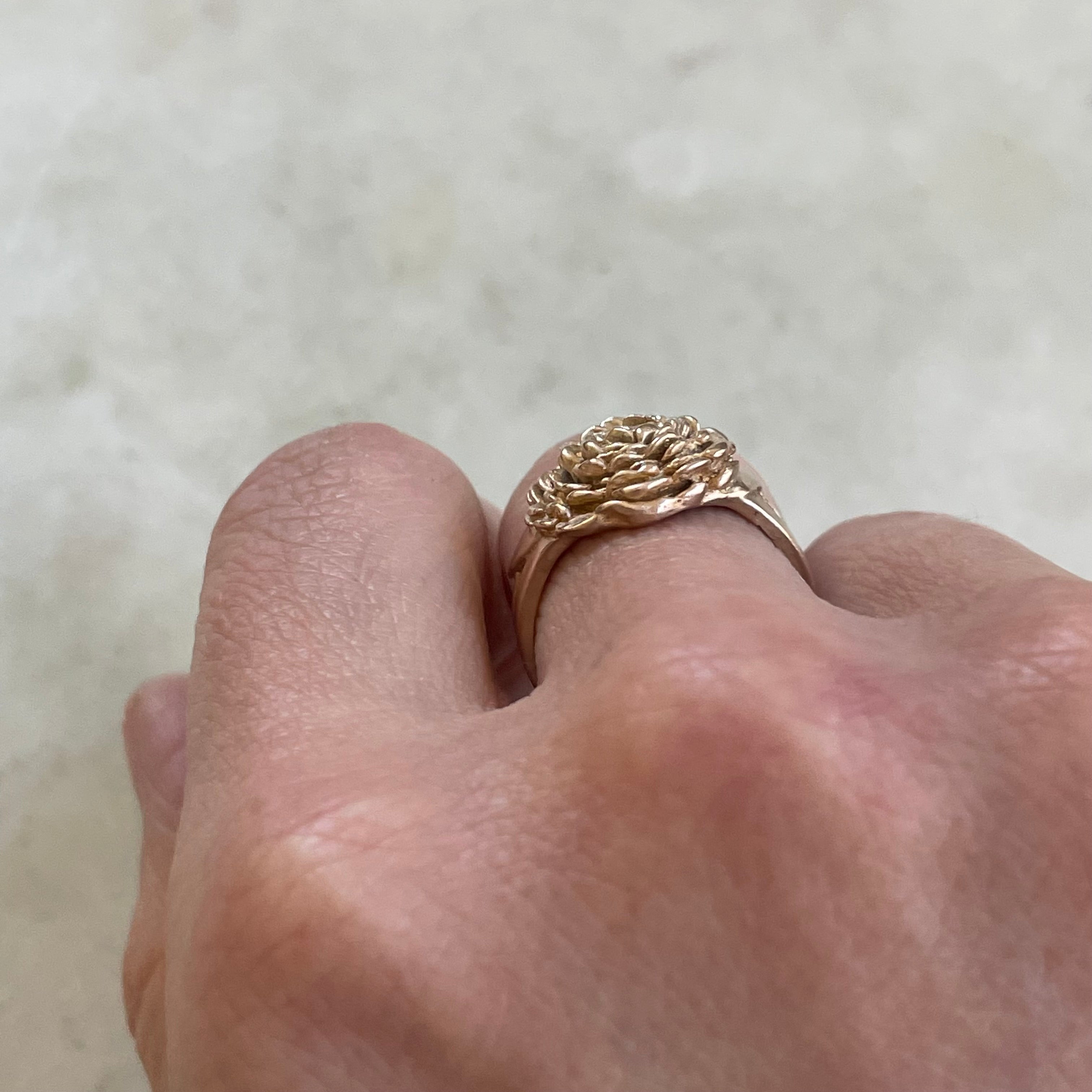 Camellia Flower Ring | MIMOSA Handcrafted