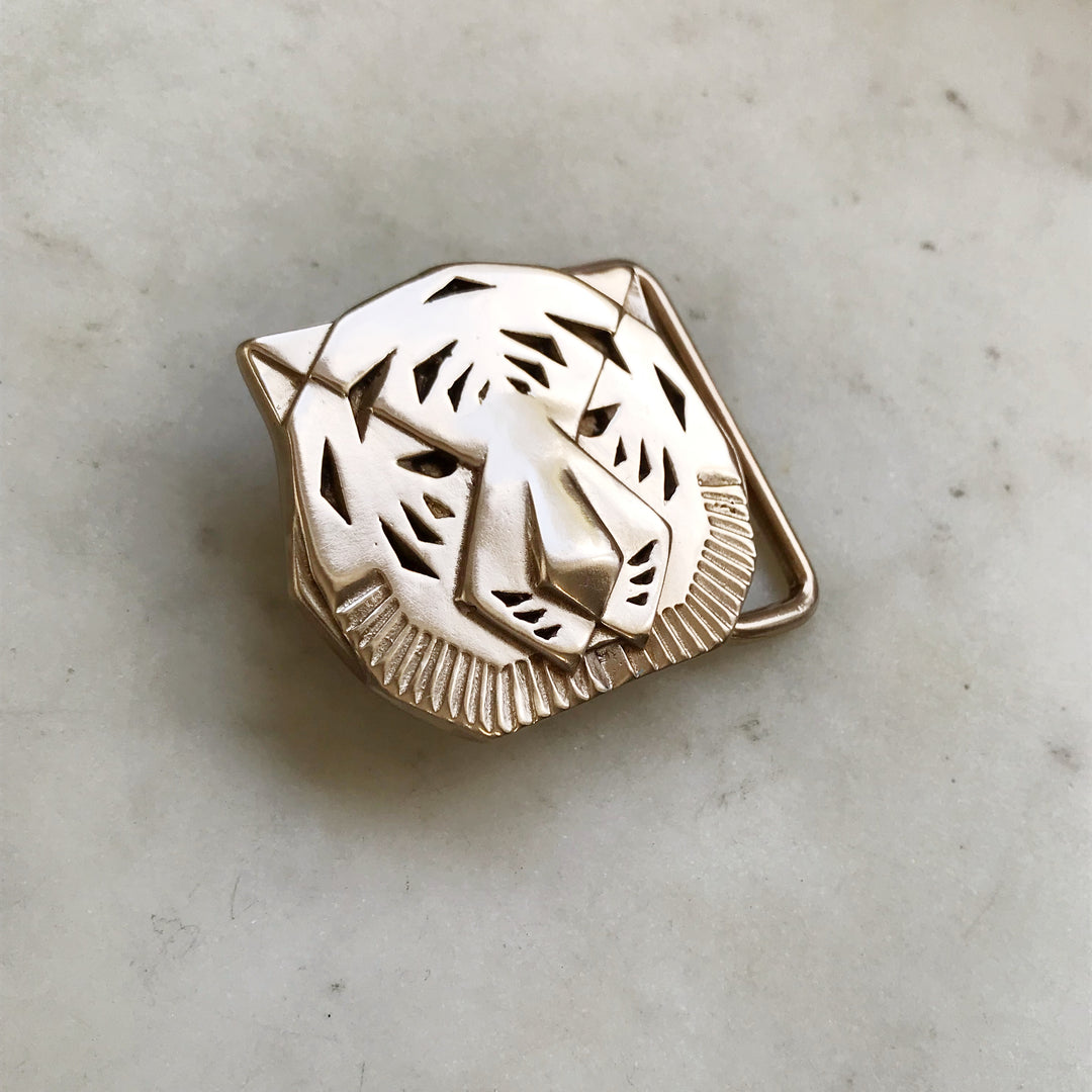 TIGER BELT BUCKLE - MIMOSA Handcrafted Jewelry