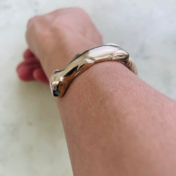 Person wearing the Squirrel Bracelet | MIMOSA Handcrafted