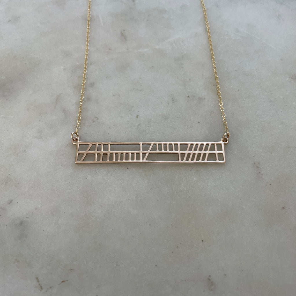 Soul Friend Bar Necklace | MIMOSA Handcrafted