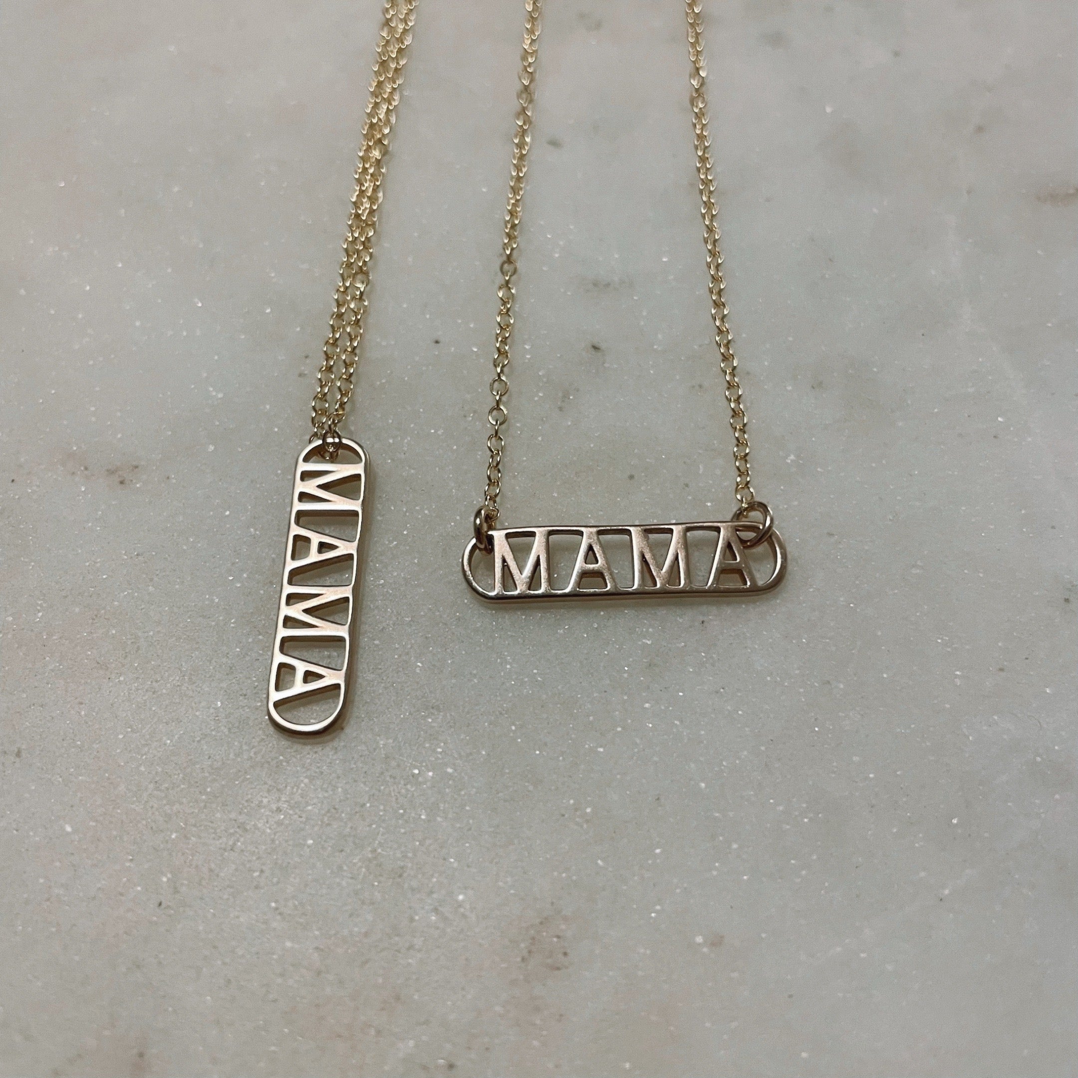 Sterling Silver MAMA diamond necklace – Faith Jewelers, Inc.