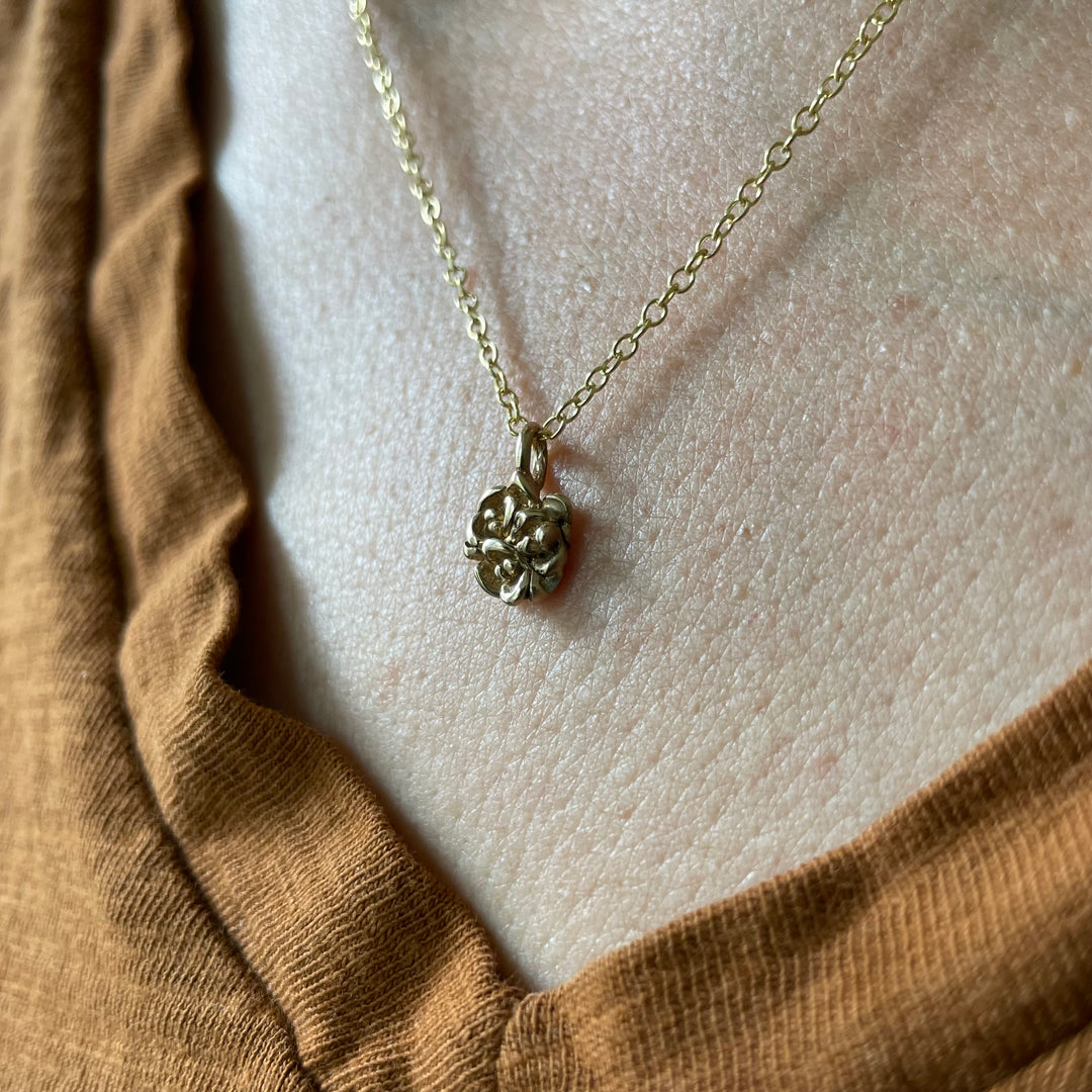 Tiny Handcrafted Plant Pendant Necklace Charm