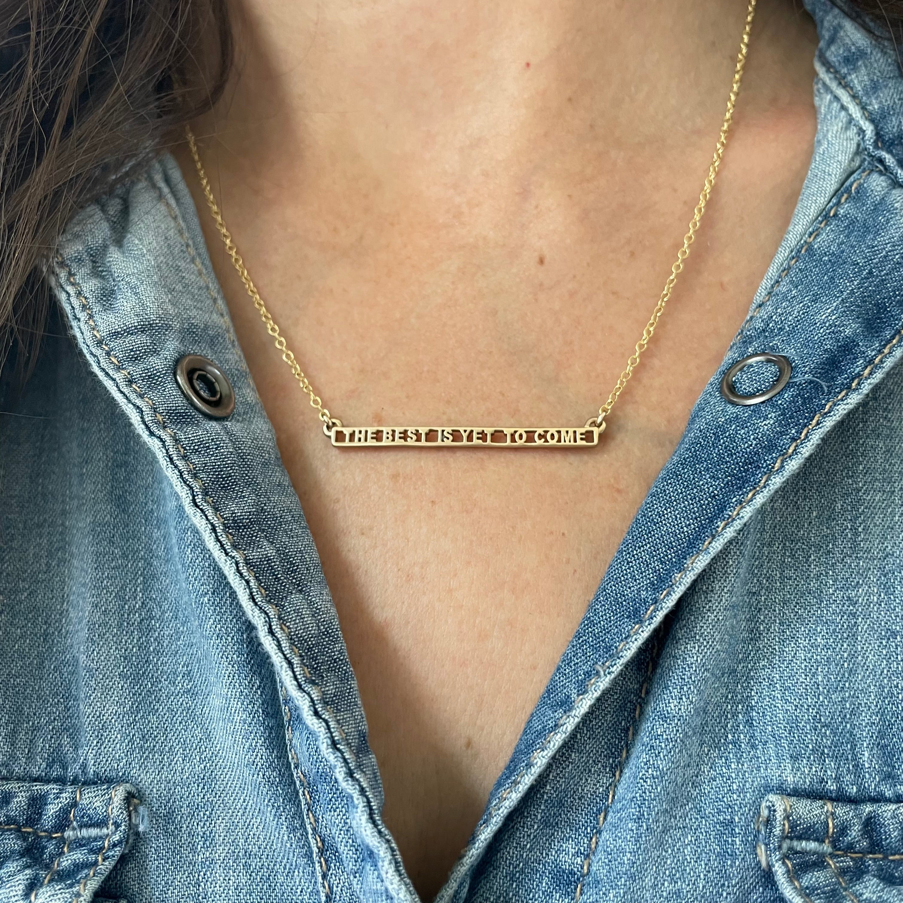 The Best Is Yet To Come Necklace | MIMOSA Handcrafted