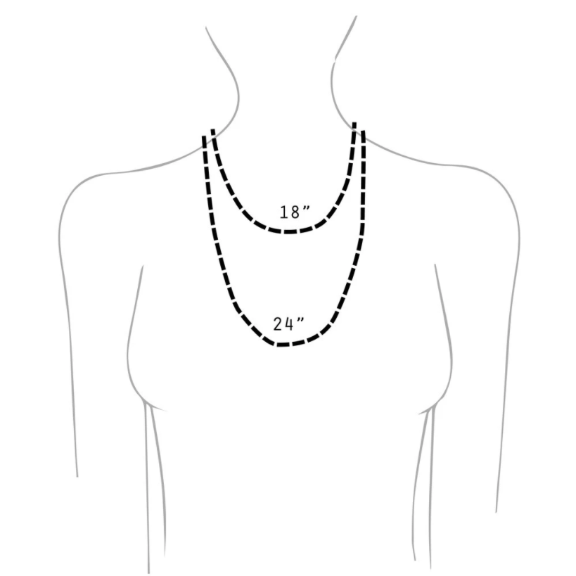 Necklace Length Diagram