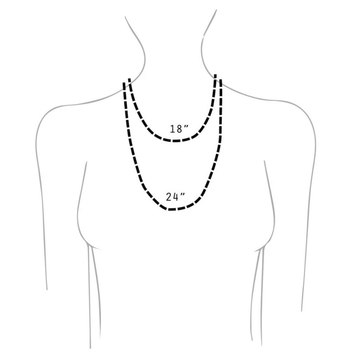 Necklace Length Diagram