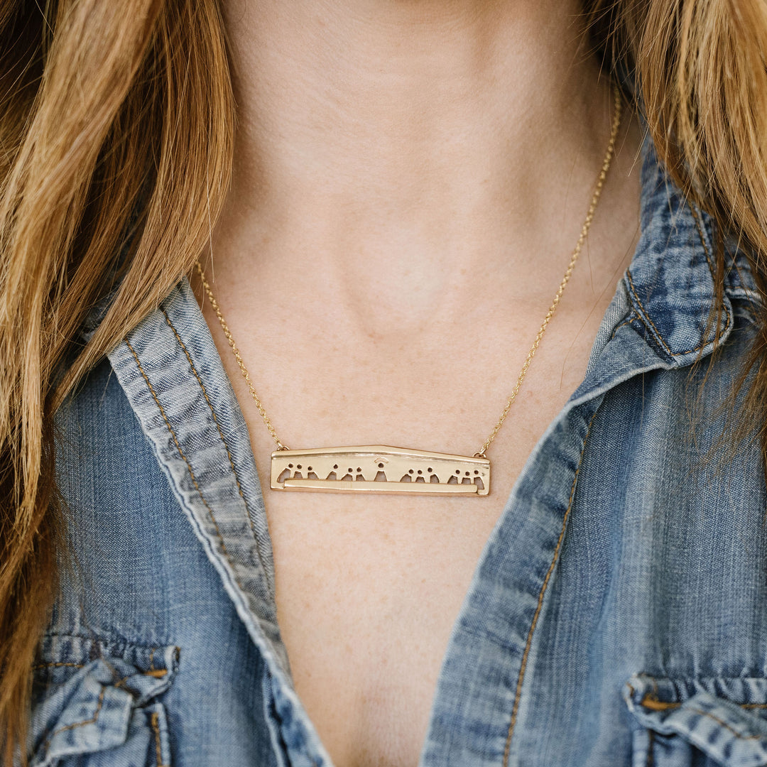LAST SUPPER BAR NECKLACE