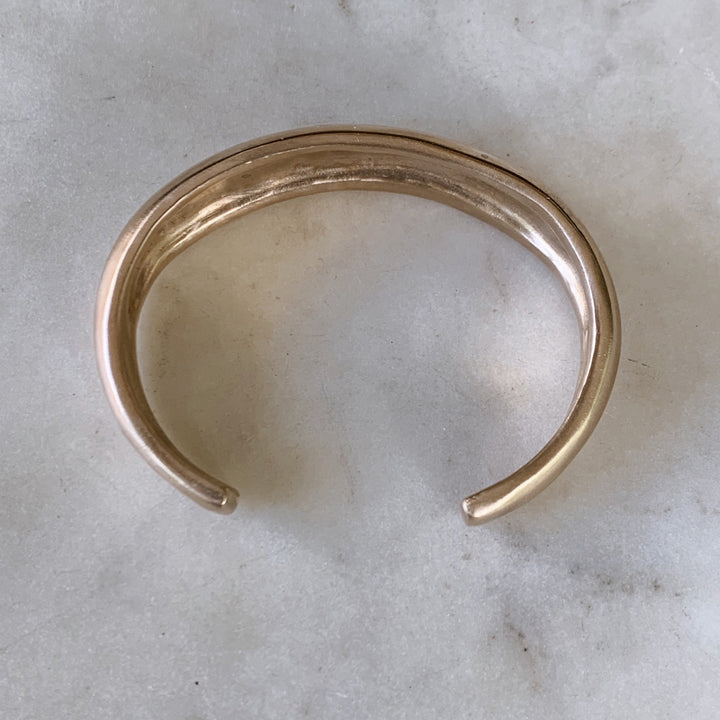THE AMANDA CUFF — 1 TURQUOISE STONE - MIMOSA Handcrafted Jewelry