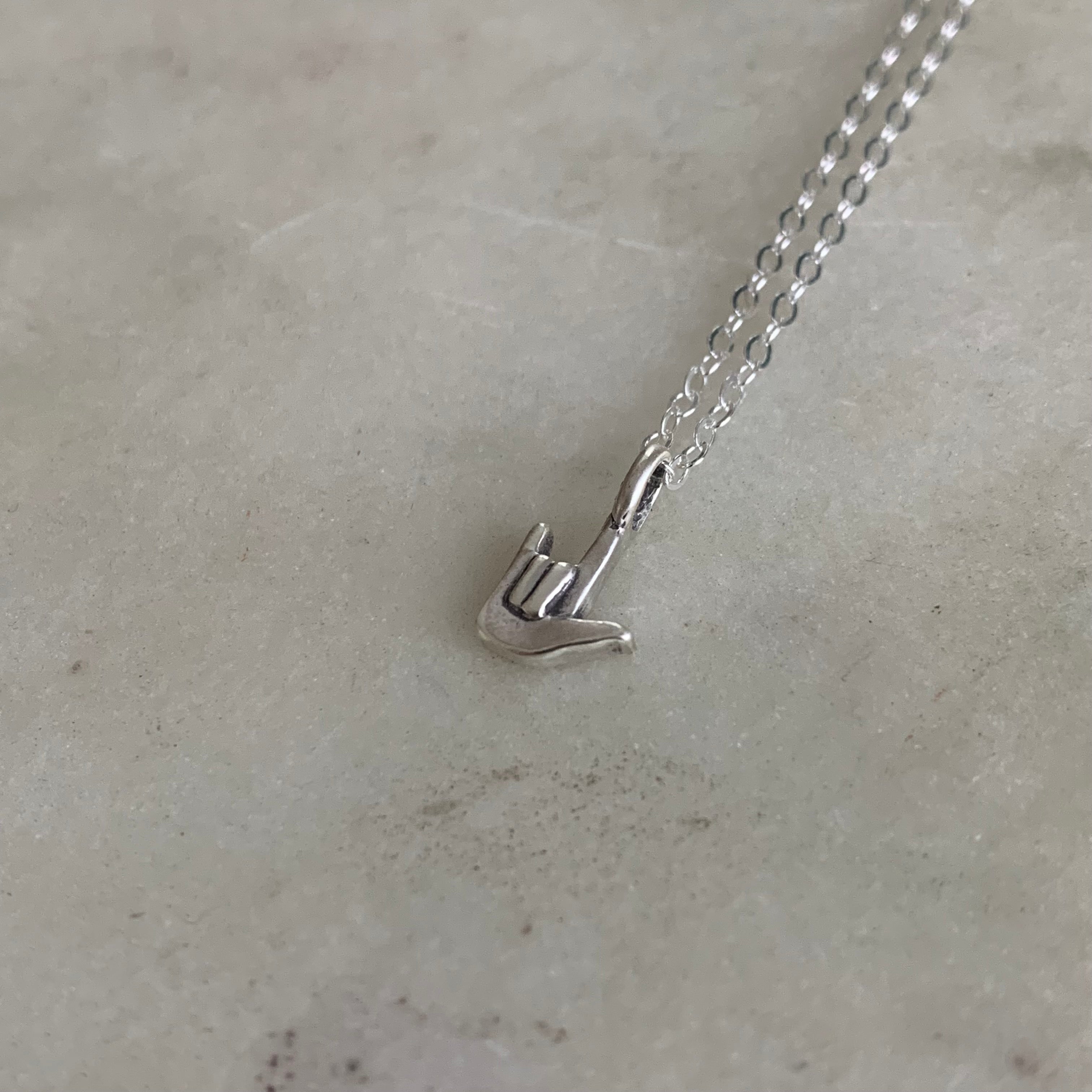 ASL I Love You Necklace | MIMOSA Handcrafted